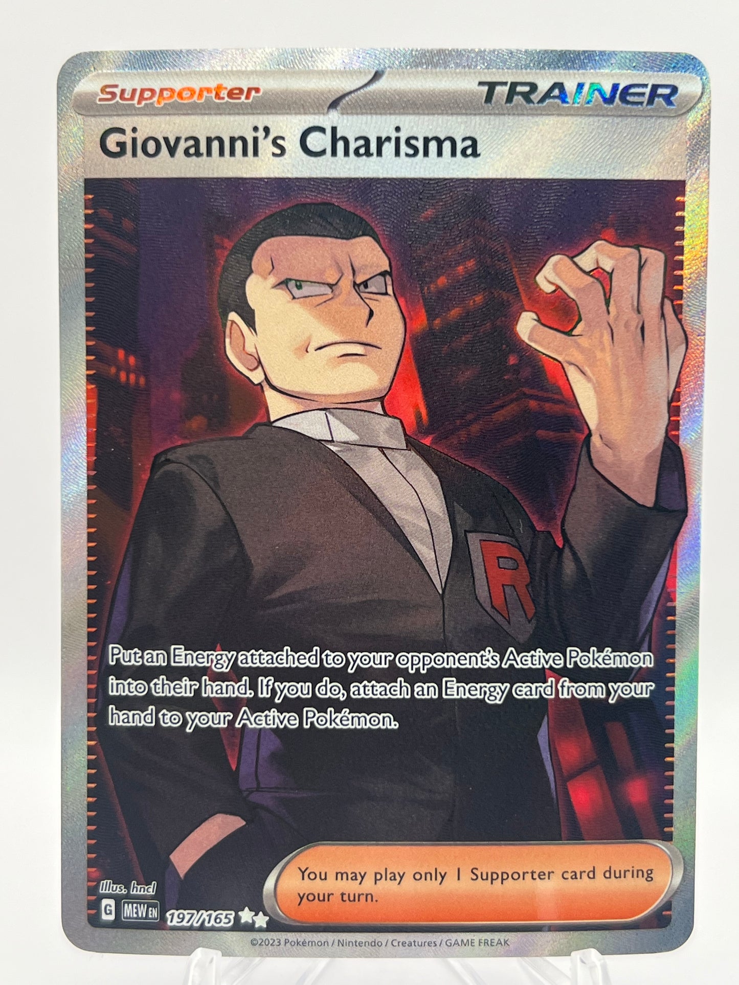 Giovanni’s Charisma