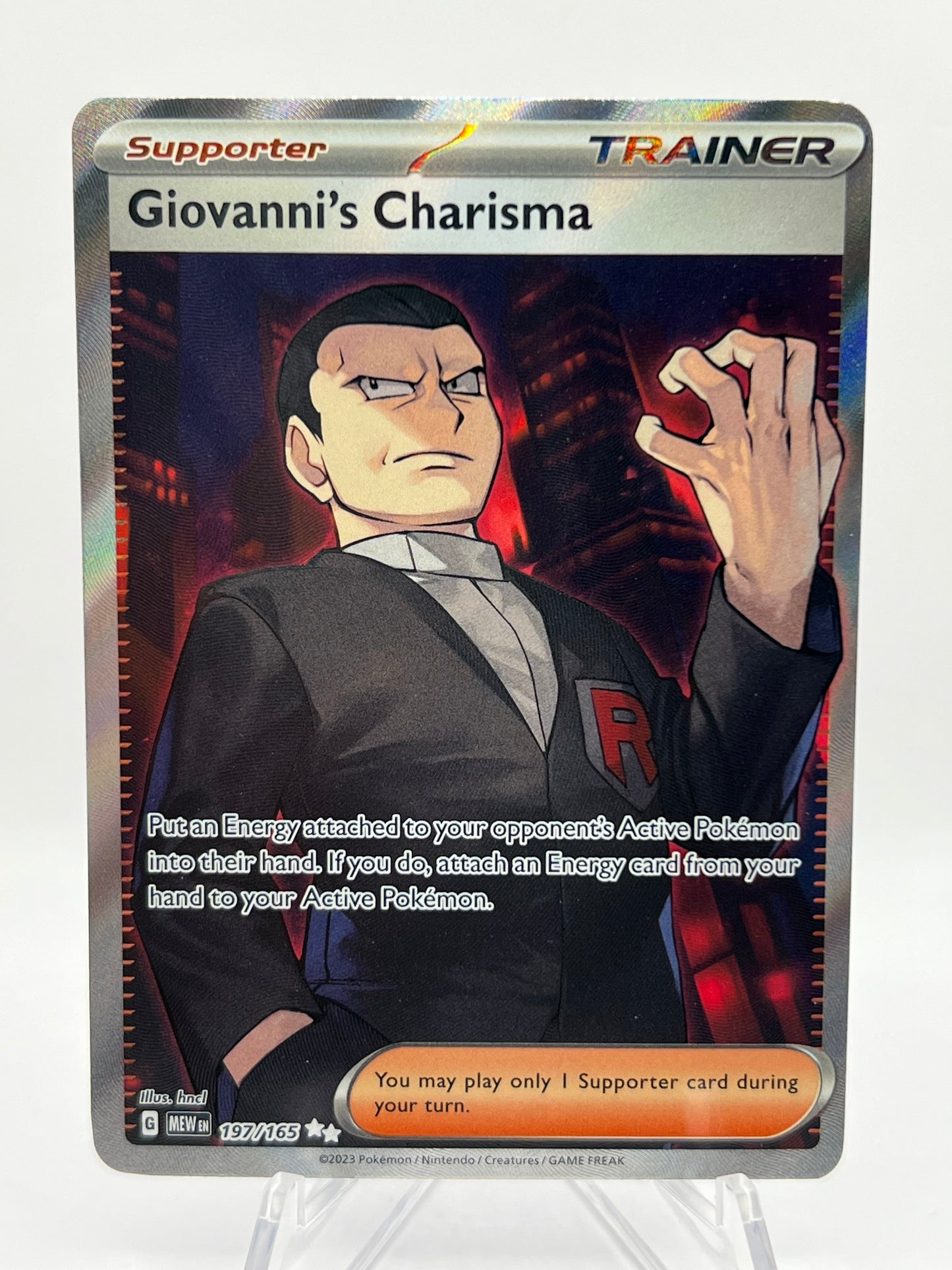 Giovanni’s Charisma